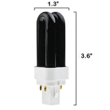 Replacement for Dynatrap 41050 | Light Bulbs for DT1050 | 1/2 Acre, Black Light - 3 Pack