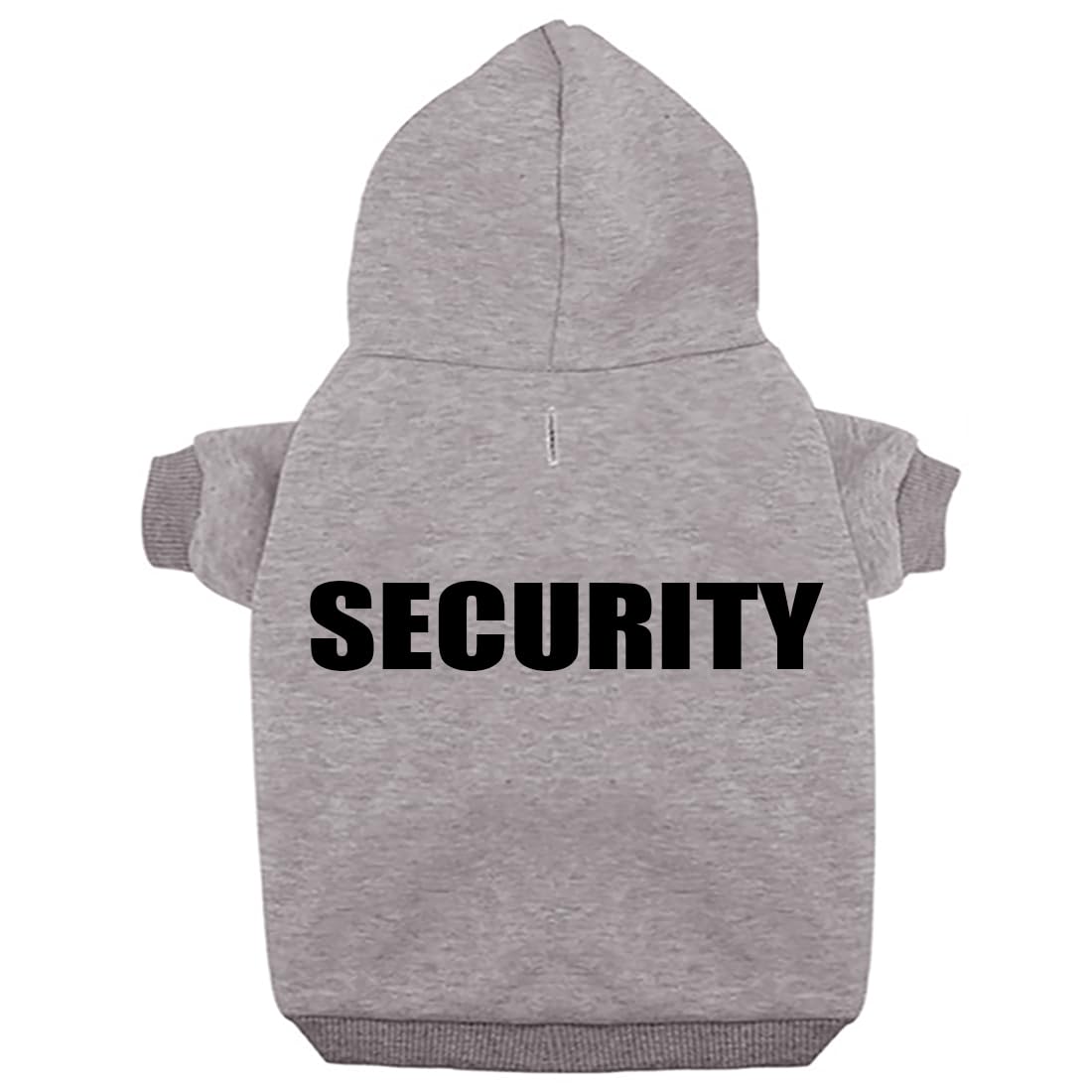 Security Dog Hoodies Clothes Apparel Winter Sweatshirt Warm Sweater Cotton Puppy Hoodie for Small Dog Medium Large Cat Grey, 5XL