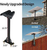 for Starlink Gen 3 Mount Kit Pivot Roof Mount for Starlink Gen 3, Adjustable Pole Mount 16" for V3 Standard Dish Kickstand Roof Wall Mounting, Starlink Accessories