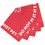 Max and Neo Dog Bandanas - We Donate 1 for 1 to Dog Rescues for Every Product Sold (5 Pack, Do Not Pet)