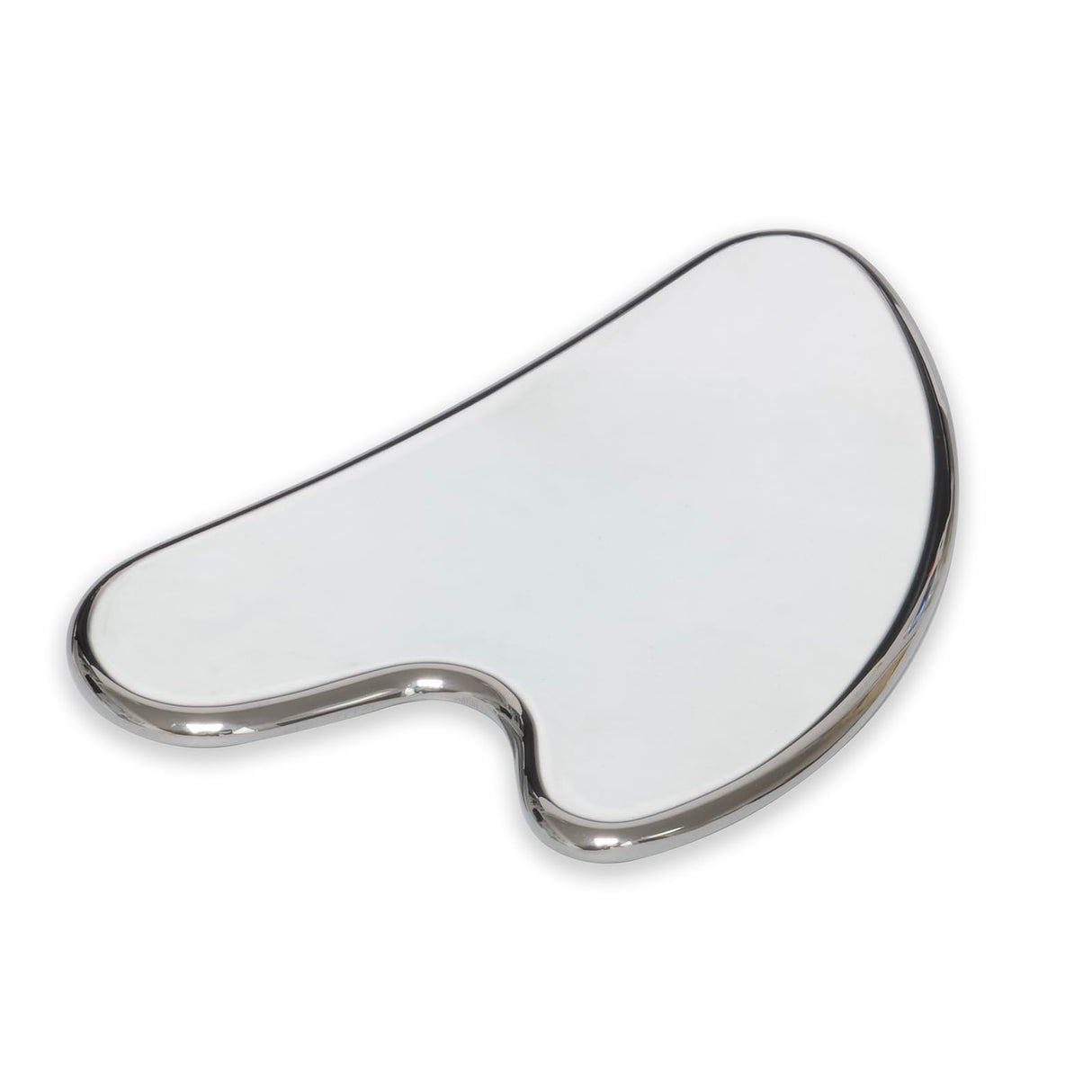 Stainless Steel Gua Sha Facial Tools Guasha for Face Metal Gua Sha Tighten Skin Massage Guasha Beauty Tool for Body Eyes Neck Massager with Travel Pouch Skin Care Gifts (Silver)
