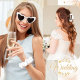 Bridal Shower Gifts for Women Bride To Be Gift Set Bride Hair Clip Claw Clip Accessories Bride Hair Scrunchie Bride Sunglasses Bachelorette Party Wedding Gifts
