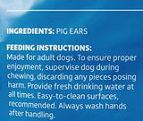 Wonder Bound Whole Pig Ears, Single Ingredient, Highly Digestible, Dog Treats for Puppy and Large/Medium Dogs, Pork, 18 count, 12.7 ounce (Pack of 1)