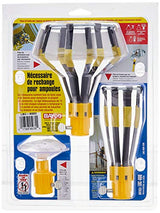 Bayco LBC-600C Deluxe Light Bulb Changer Kit, White, Incandescent, 16W, ‎3 Piece Set, Yellow