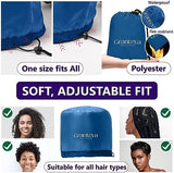 Hair Dryer Bonnet w/A Headband Integrated That Reduces Heat Around Ears & Neck - Blow Dryer Attachment for Hair Dryer, Speeds Up Drying Time