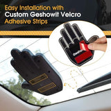 Car Accessories for Men - Car Finger Light with 6 Gestures Remote - Show Your Feelings to Drivers - Ideal Gift Hand Gesture Lights, Truck Accessories, Finger Flicker Car LED Signs for Men and Women