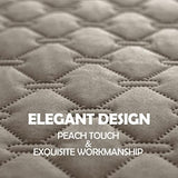 gogobunny 100% Double Sided Waterproof Dog Blanket Soft Pet Bed Cover Reversible Protect Furniture Couch Sofa Car for Puppy Large Dog Cat (Dark Stone/Light Stone, 82x102 Inch (Pack of 1))
