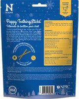 N-Bone Puppy Teething Sticks Chicken Flavor Dog Treats Holiday Version, 3.74-oz Bag, Natural
