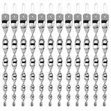 Woodpecker Bird Scare Devices，Reflective Scare Rods Control Device to Keep Birds Away from Patio Pool（Christmas Reflective Strip Hanging Home as Decoration） (12pcs)