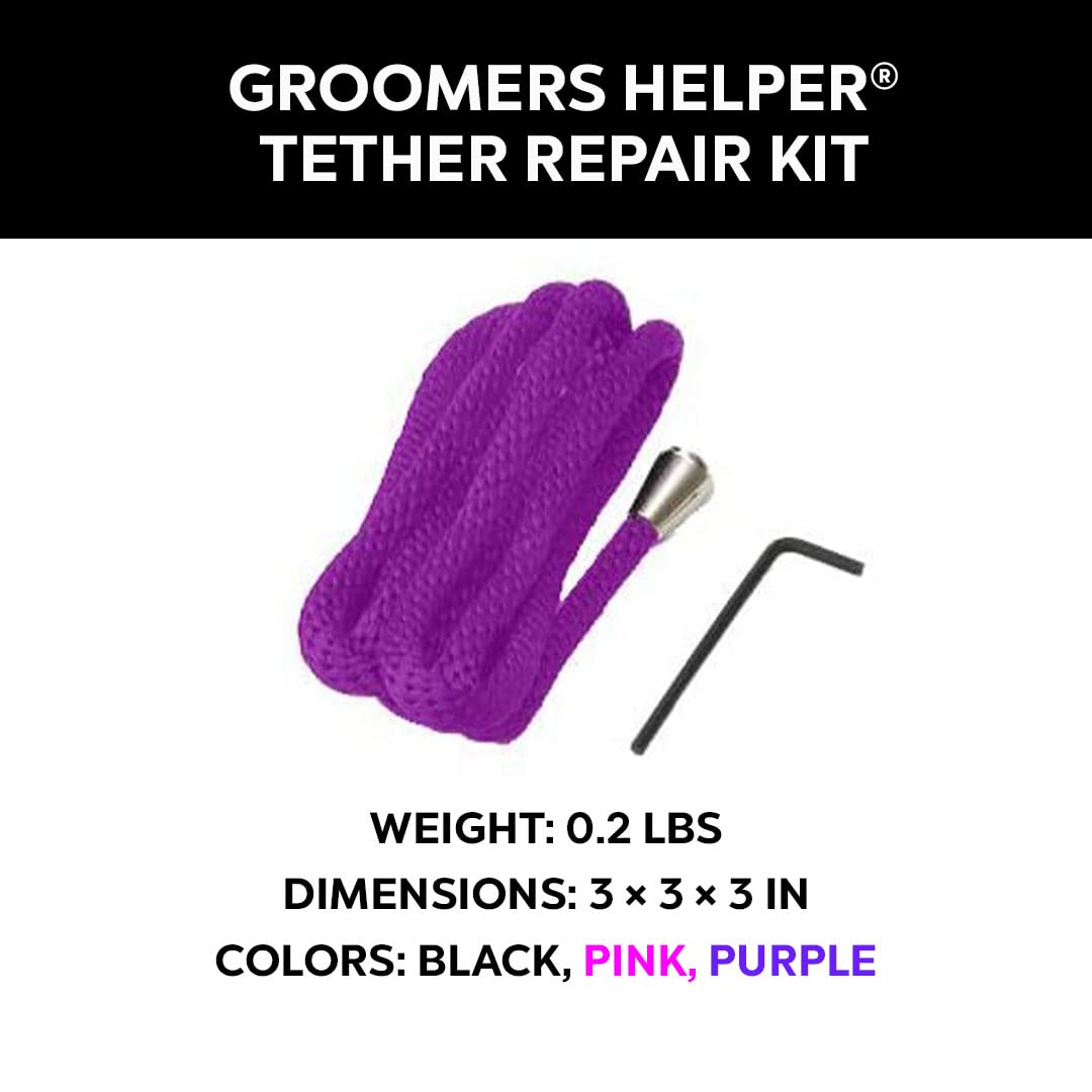 Groomers Helper® Tether Repair Kit - Pet Grooming (Purple)