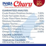 INABA Churu for Senior 10+, Creamy Lickable Cat Treats with Taurine, Vitamin E & C, 0.5 Ounces Each, 24 Tubes (4 per Pack), Tuna with Salmon Recipe