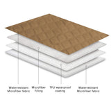 Ameritex Waterproof Dog Bed Cover Pet Blanket with Anti-Slip Back for Furniture Bed Couch Sofa
