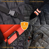 Dog Car Seat Cover for Back Seat 100% Waterproof Car Seat Cover Protector for Dogs in Car Nonslip Scratch Proof Durable Dog Seat Cover for Cars SUV &Truck
