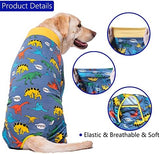 Dog Recovery Suit for Dogs After Surgery Female Male Medium Large Dog Neuter Spay Onesie for Shedding Prevent Licking Surgical Wound Dog Cone Alternative