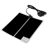 PeSandy Reptile Heating Pad with Temperature Adjustment, 110V Non-Adhesive Heat Mat for Reptiles Tortoise Snakes Lizard Gecko Hermit Crab Turtle Amphibians - 14W Terrarium Heat Pad
