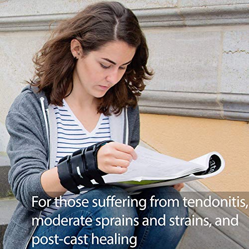 Ossur Formfit Wrist Brace for Treatment of Tendonitis, Carpel Tunnel, Post Cast Healing and Soft Tissue Injuries | Wrist Immobilization, Breathable Material, Custom Fit | 8" Version (Left, Small)