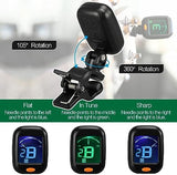 Guitar Capo Guitar Tuner Set, 2 Set Guitar Accessories, Including Guitar Capo Guitar Tuner Guitar Picks and Guitar Pick Holder, for Guitar Players and Guitar Beginners (2 Set)