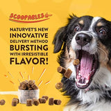 NaturVet Scoopables No Scoot For Dog Bite - Anal Gland Support For Dogs - Supports Normal Bowel Function - Chewable Stool & Bowel Health Pet Supplement - Pumpkin, Psyllium Husk, & Beet Pulp | 11oz Bag