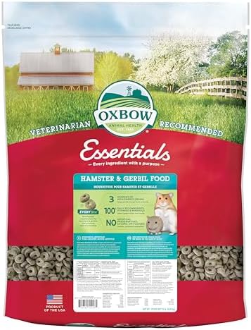 Oxbow Essentials Hamster Food and Gerbil Food - All Natural Hamster and Gerbil Food - 15 lb.