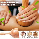 Professional Wood Therapy Massage Tools 3-in-1 Maderoterapia Kit Wooden Massager,For Body Shaping / Contouring / Cellulite Reduction / Muscle Pain Relief Wooden Tools ,Lymphatic Drainage Massager