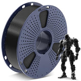 SUNLU PLA 3D Printer Filament PLA Filament 1.75mm, Neatly Wound PLA 3D Printing Filament 1.75mm, Dimensional Accuracy +/- 0.02 mm, Fit Most FDM 3D Printers, 1kg Spool (2.2lbs), PLA Black