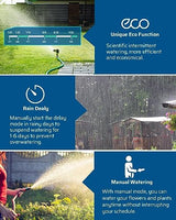 DEWENWILS Sprinkler Timer 3 Zone, Water Hose Garden Irrigation Timer with 4 Programmable Procedure and Low Battery Warning, Repeat Watering over Period, Faucet Controller with Rain Delay Mode for Lawn