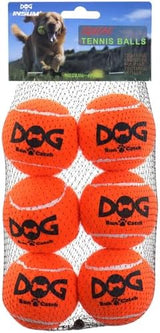 6PC Squeaky Dog Balls - Tennis Balls for Dogs,2.5''