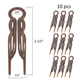 Hair Pins - Plastic, U-shaped Magic Grip Hairpins, Strong Durable Pins For Fine, Thick & Long Hair, Hair Styling Accessories, Set of 20 (Crystal)