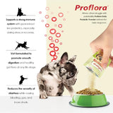 Proflora Probiotics for Dogs-Complete Gut Health & Immune Support. Easy to Use Digestive Multi-Strain Probiotics. Easier Diet Transitions, Healthier Skin & Coat & Helps Treat Diarrhea. 30 Packets.
