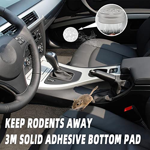 SUAVEC Rodent Repellent for Car Engines, Mouse Repellent for Car, RV Mice Repellent, Under Hood Rat Deterrent, Peppermint Oil to Repel Mice and Rats, Rodent Repellant for House, Engine Rodent Away-2P