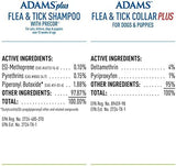 Adams Plus Shampoo 12 oz. + Flea & Tick Collar