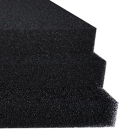 ALEGI Aquarium Sponge Filter Pad, Bio Filter Media Foam Sponges, Cut-to-Size Foam for Fish Tank (20"x20"x1.57" (50PPI))