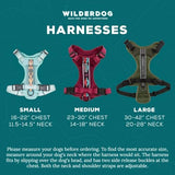 Wilderdog Lightweight Dog Harness with Reflective Straps - Large - Olive