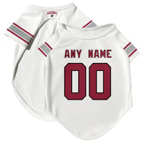 ANTKING Arizona Dog T-Shirt Jersey Style Pet Clothes Personalized Custom Name and Number Gifts