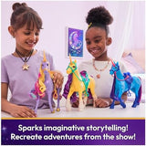 Unicorn Academy, Leaf with 2 Riding Accessories, 11”, Compatible with Ava, Dolls & Unicorn Toys for Girls Ages 4 and up