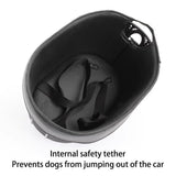 Bike Dog Carrier for Small Dogs – Quick Release Front Bicycle Pet Basket with Inner Safety Leash, Reinforced Support Bar, Fits Most Bikes & E-Bikes(Under 15 pounds)