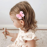 Oaoleer Hair Clips, 10PCS Mini Butterfly Hair Barrettes, 2" Tulle Mesh, Colorful Butterfly Hair Accessories for Baby Girls Women Halloween Cosplaying Party Decor