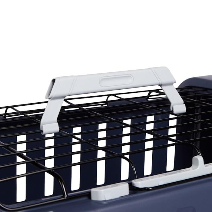 EveryYay by Petco 2-Door Pet Kennel Small 23" L X 15.4" W X 15.8" H Navy & Grey