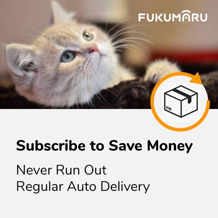 FUKUMARU Tofu Cat Litter, 12 LBS Clumping Cat Litter, Dust Free, Natural, Unscented, Flushable, Lightweight, Low Tracking, Mixed Apple Wood, 24/7 Odor Control, 6lb x 2bags