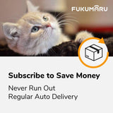 FUKUMARU Tofu Cat Litter, 12 LBS Clumping Cat Litter, Dust Free, Natural, Unscented, Flushable, Lightweight, Low Tracking, Mixed Apple Wood, 24/7 Odor Control, 6lb x 2bags