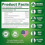 (2 Pack) Probiotics for Dogs - Dog Probiotics and Digestive Enzymes for Gut Health, Itchy Skin, Allergies, Immunity, Yeast Balance - Prebiotics - Reduce Diarrhea, Gas - 240 Probiotic Chews for Dogs
