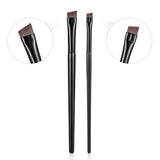 Fine Angled Eyeliner Brushes, Eye Liner brush, Ultra Thin Slanted Flat Angle for Beauty Cosmetic Tool