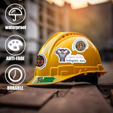 Mexican Hardhat Sticker Set - Funny Stickers Pack for Tools, Helmets, Water Bottles - Great for Men, Adults, Ironworkers, Linemen, Oilfield Workers, Electricians