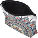 Deanfun Cosmetic Bag for Women, Mandala Flowers Waterproof Makeup Bags Roomy Toiletry Pouch Travel Accessories Gifts (50965)