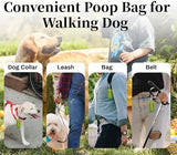 870 Counts Dog Poop Bags Rolls with Dispenser, Scented Poop Bags for Dogs Waste, Extra Thick& Leak Proof Dog Bags for Poop, Doggie Pet Waste Bags for Doggy Puppy Cat Poop 9" x 13" DarkKhaki