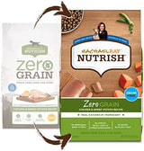 Rachael Ray Nutrish Zero Grain Dry Dog Food, Chicken & Sweet Potato Recipe, 26 Pounds