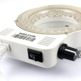 Microscope Accessories Kit Microscope LED Ring Light Illuminator Lamp for Miniscope Ring Light 5W AC 110V-220V, 0-100% Adjustable Lamp Microscope Slides