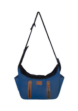 Pet Gear Tote/Sling Carrier for Cats/Dogs, Storage Pocket, Removable Washable Liner, Zippered Top and Mesh Windows, Navy, Sling