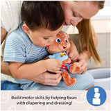 Ms. Rachel Potty Time with Bean, 11” Plush Teddy Bear with Play Toilet & Accessories, Toddler Toys for Girls & Boys for Ages 18 Months to 3+