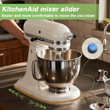 Bamboo Mixer Slider Mat for KitchenAid 4.5-5 Qt Tilt Head Stand Mixer, Kitchen Appliance Sliding Tray Mixer Mover Slider Board for Kitchen Aid 4.5-5 Qt Kitchen Countertop Storage Accessories